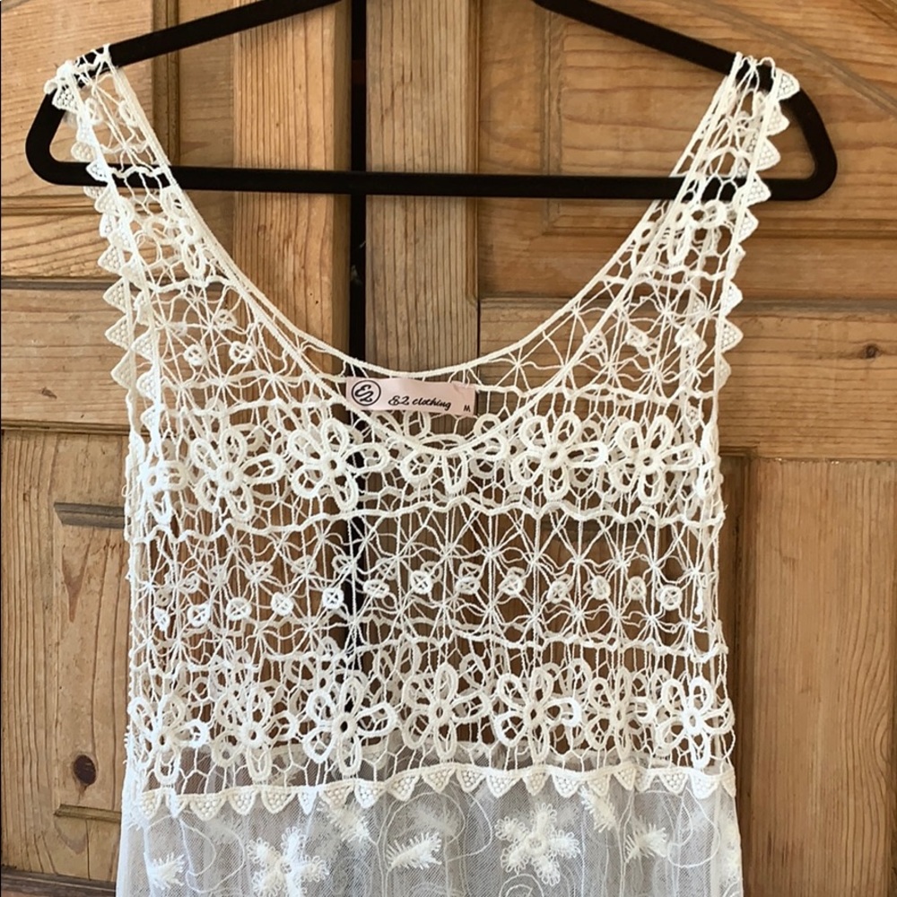 Sheer Lace Dress